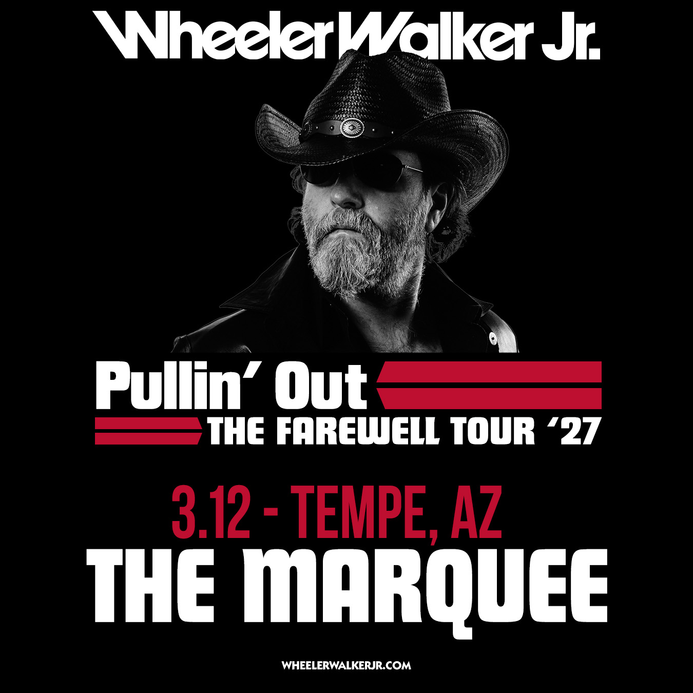 Event Image - Wheeler Walker Jr. – Pullin’ Out: The Farewell Tour