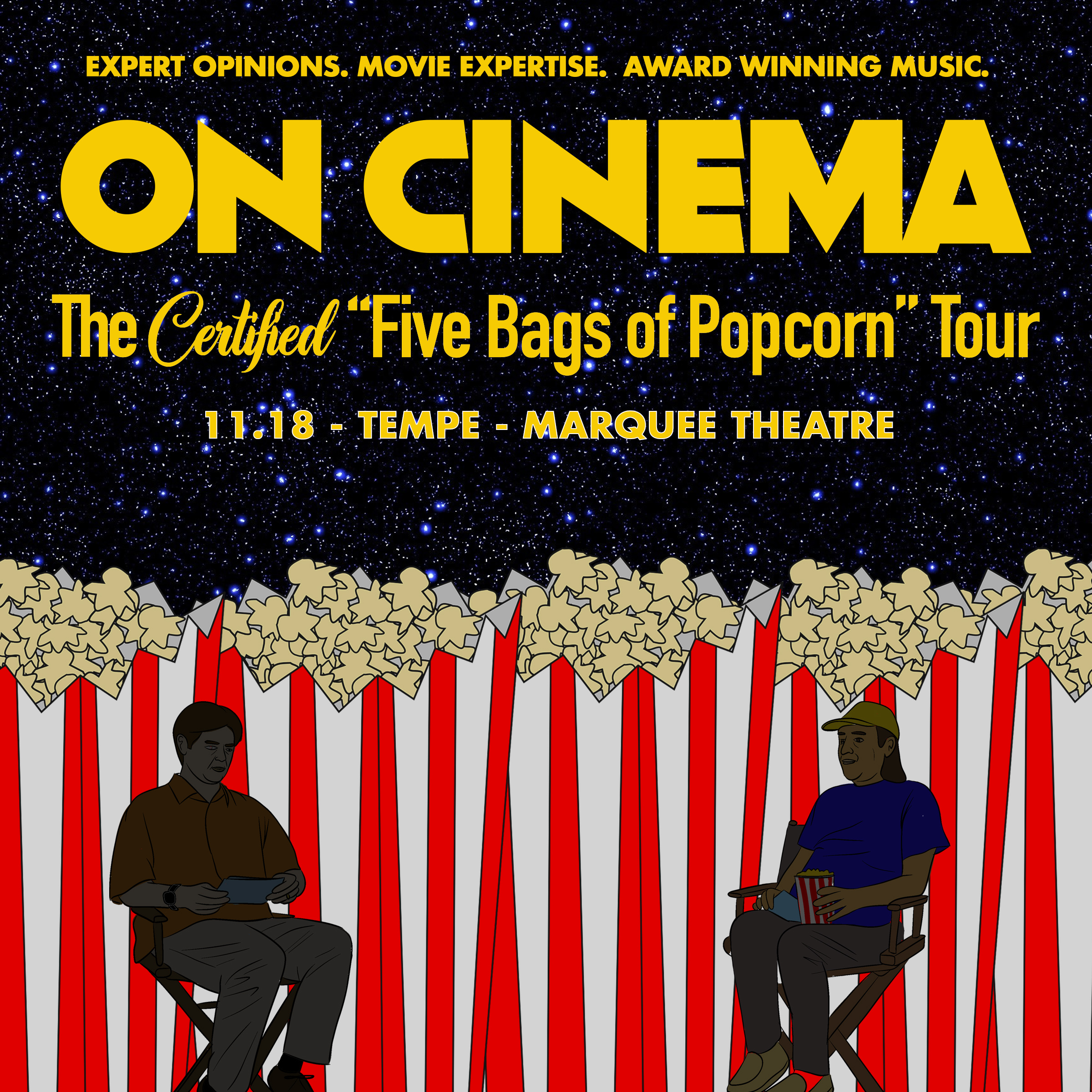 Event Image - On Cinema – The Certified “Five Bags of Popcorn” Tour