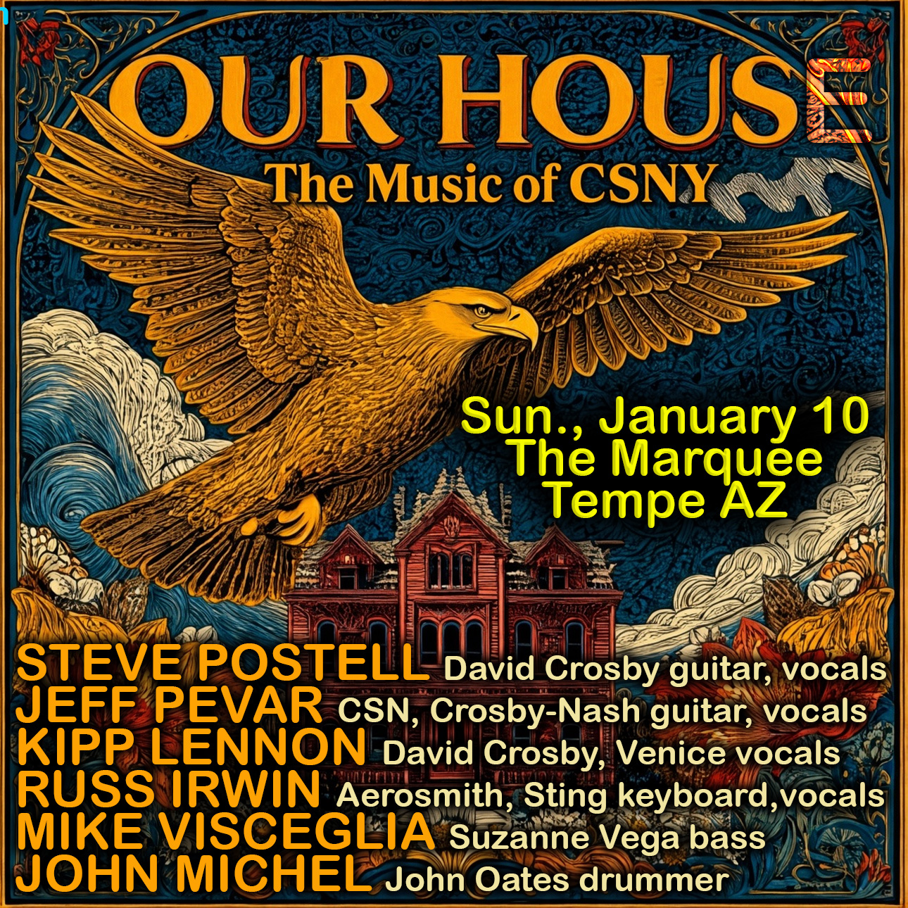 Event Image - Our House: The Music Of Crosby, Stills, Nash & Young